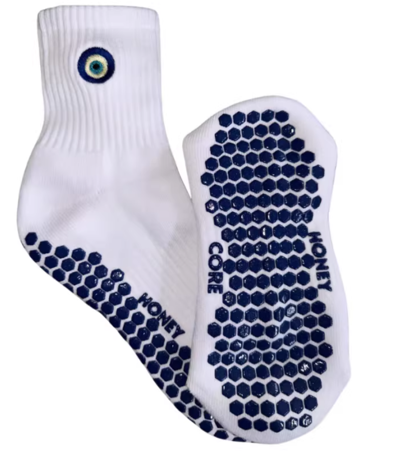 Women’s Non-Slip Studio Socks – Pilates, Barre & Yoga Essentials