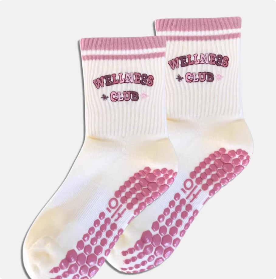 Women’s Non-Slip Grip Socks – Pilates, Yoga & Barre Studio Socks